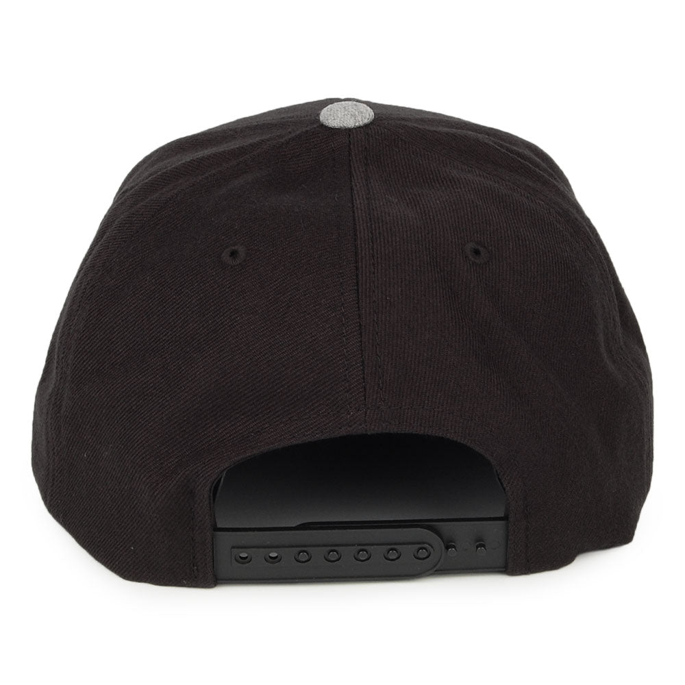 Brixton Hats Oath IV Snapback Cap - Black-Grey