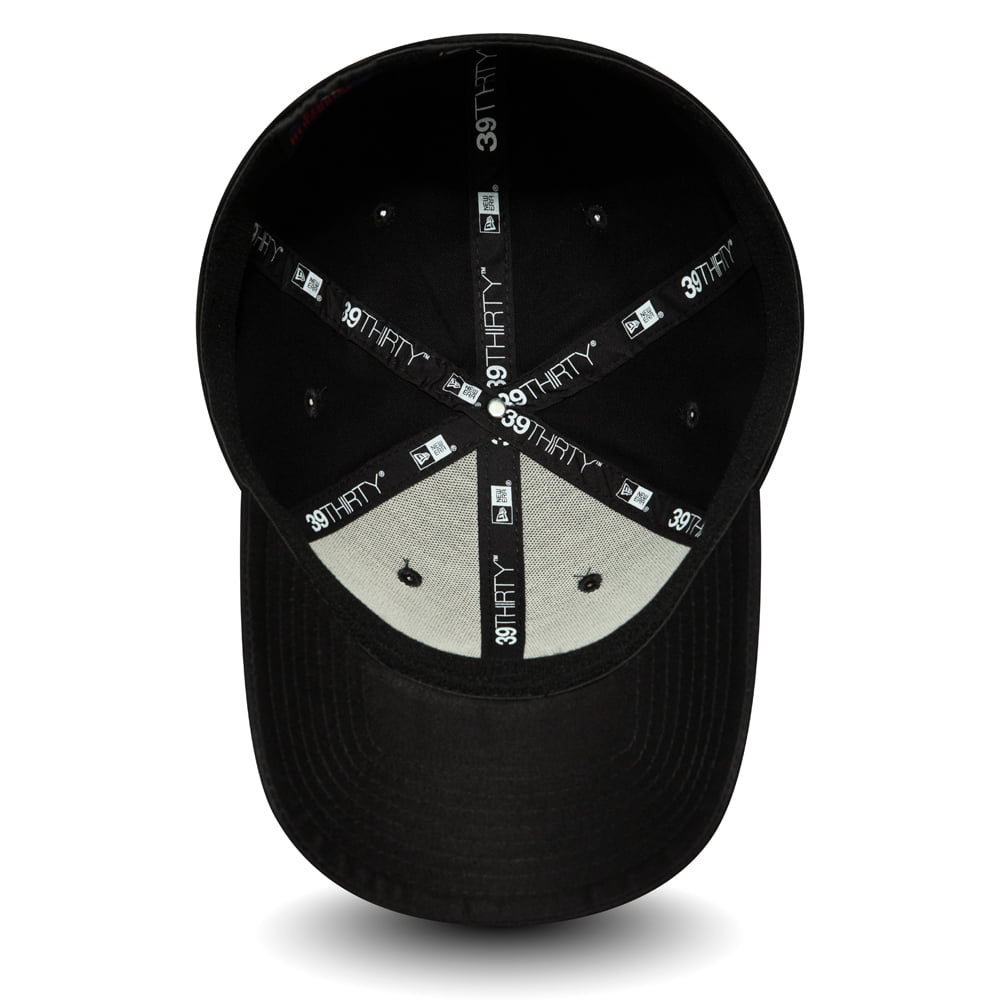 New Era 39THIRTY New York Yankees Baseball Cap - MLB League Essential - Black-Teal