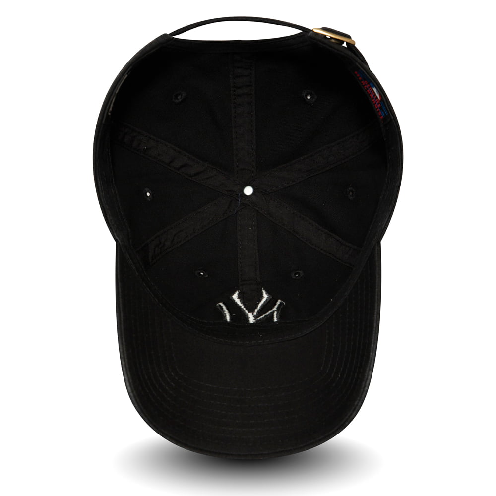 New Era 9TWENTY New York Yankees Baseball Cap - MLB Washed Casual Classic - Black