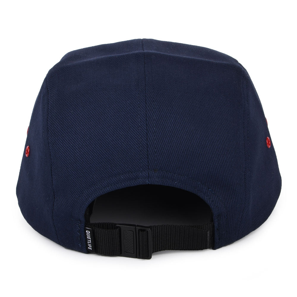 The Quiet Life Hats Traveller 5 Panel Cap - Navy Blue