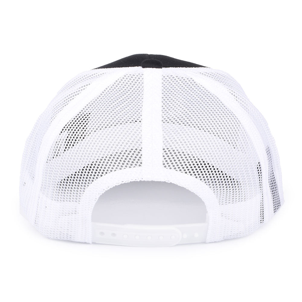 Brixton Hats Crest MP Mesh Trucker Cap - Black-White