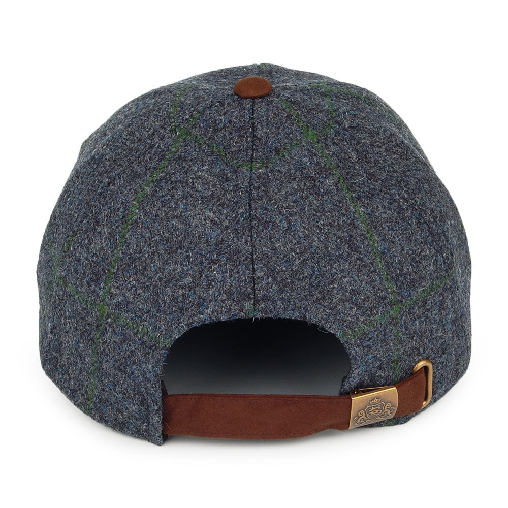 Failsworth Hats Epsom Water Repellent Baseball Cap - Blue-Moss