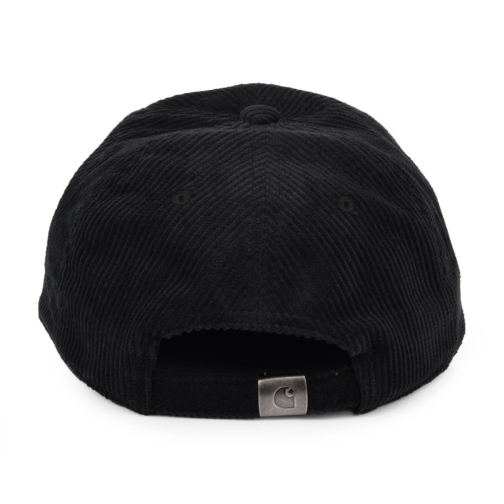 Carhartt WIP Hats Harlem Corduroy Baseball Cap - Black