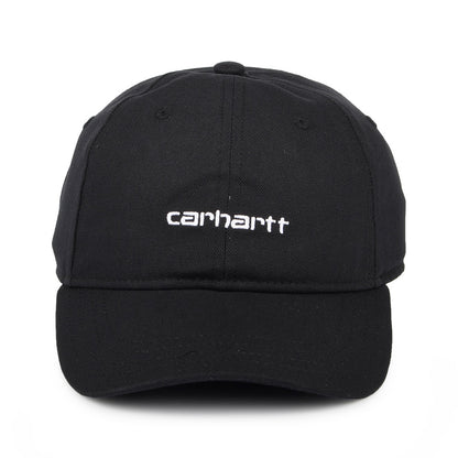 Carhartt WIP Hats Script Cotton Canvas Baseball Cap - Black