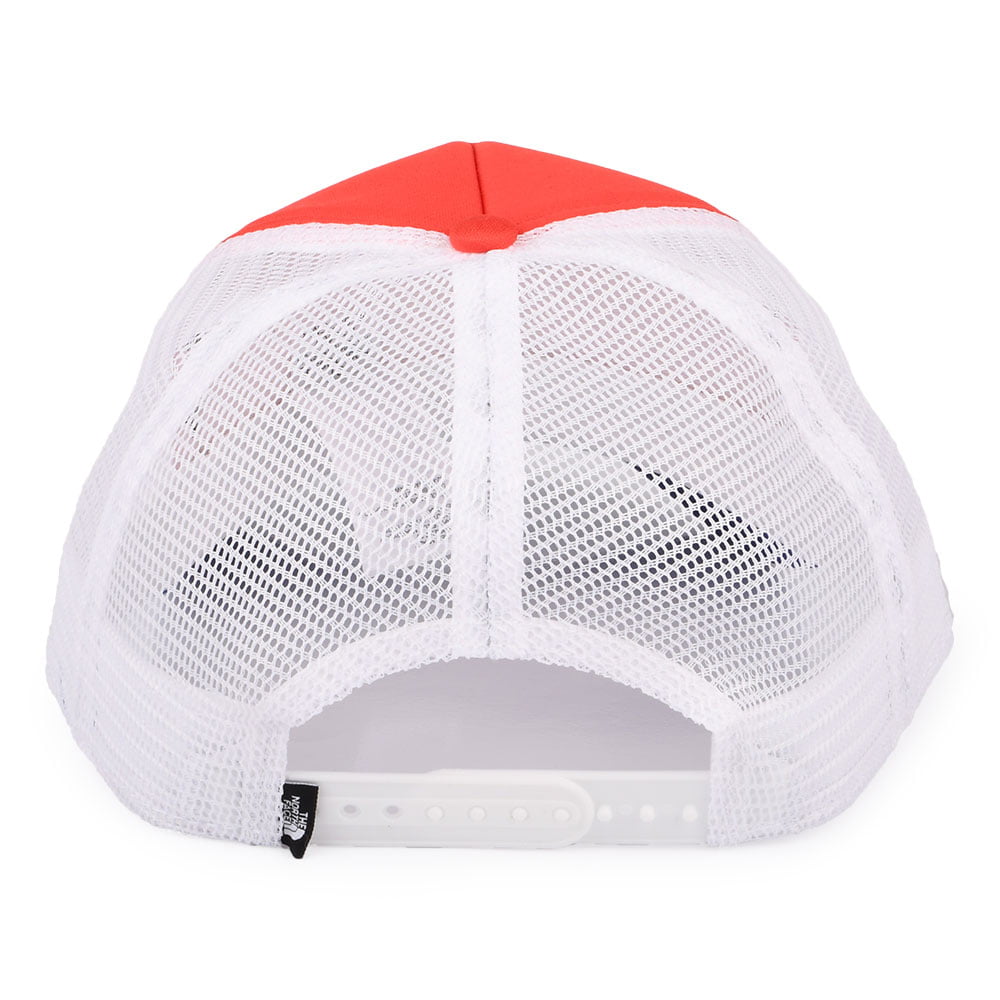 The North Face Hats TNF Logo Deep Fit Trucker Cap - Red-Blue