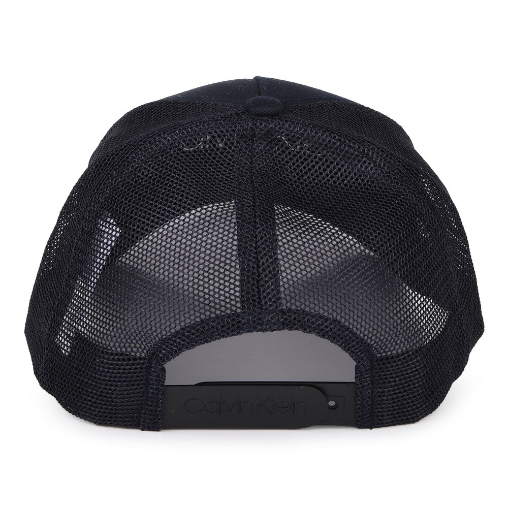 Calvin Klein Hats Rubber Patch Trucker Cap - Navy Blue