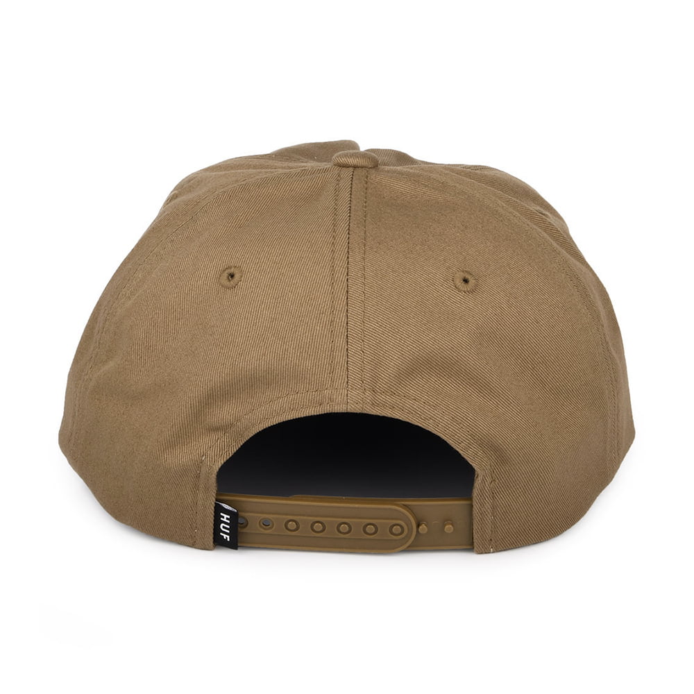 HUF Triple Triangle Unstructured Snapback Cap - Toffee
