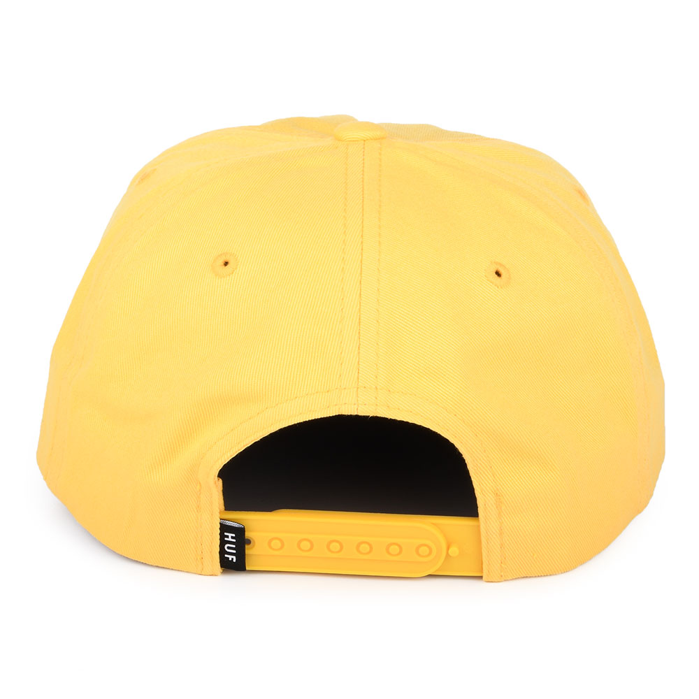 HUF Box Logo Unstructured Snapback Cap - Yellow