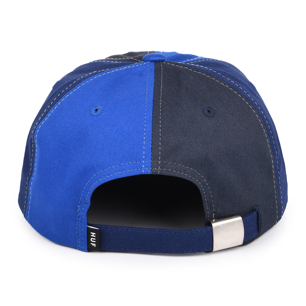 HUF 99 Logo 6 Panel Baseball Cap - Navy Blue