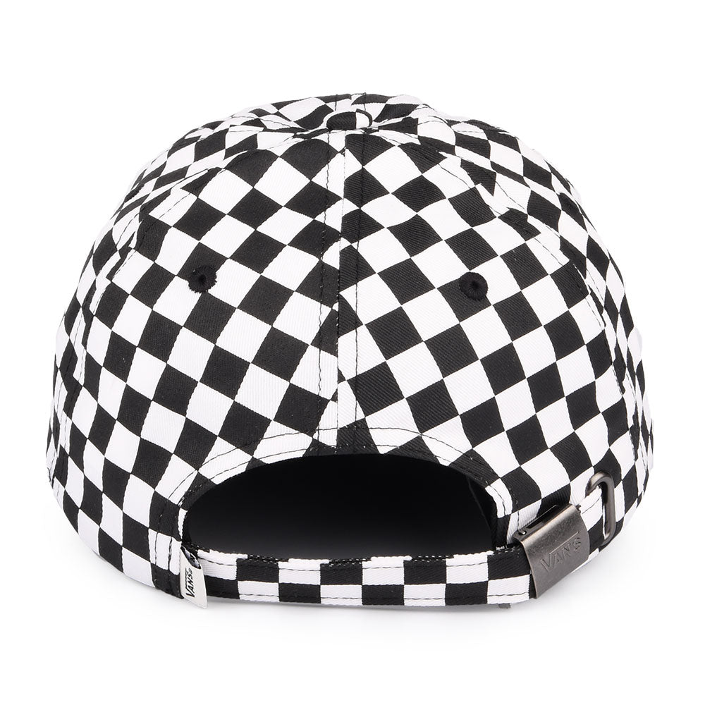 Vans Hats High Standard Checkerboard Baseball Cap - Black-White