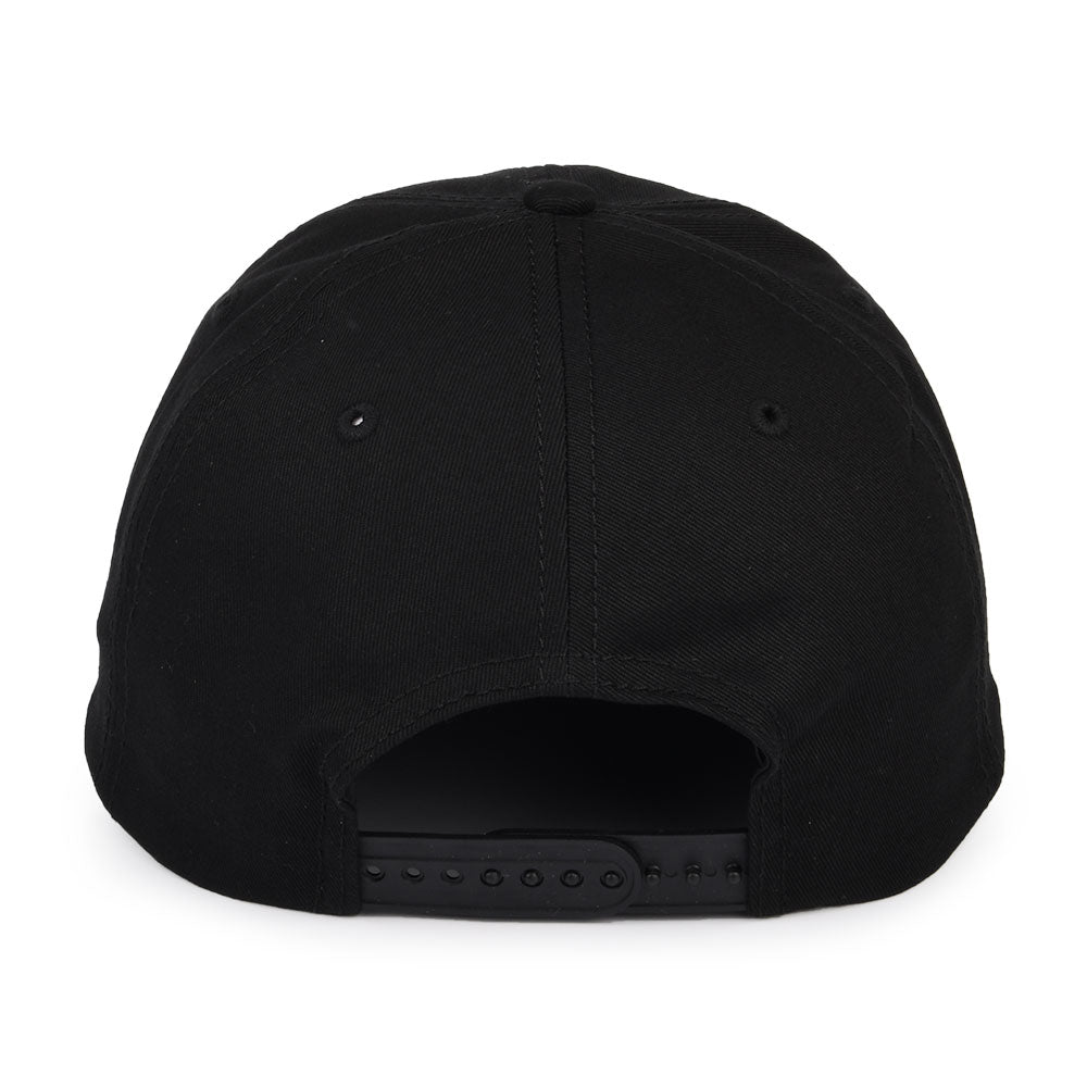Timberland Hats Rubberized Logo Snapback Cap - Black