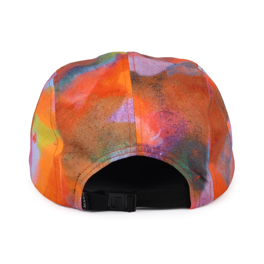 The Quiet Life Hats Farley 5 Panel Cap - Orange-Multi