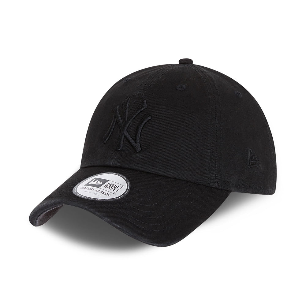 New Era 9TWENTY New York Yankees Baseball Cap - MLB Casual Classic - Black On Black