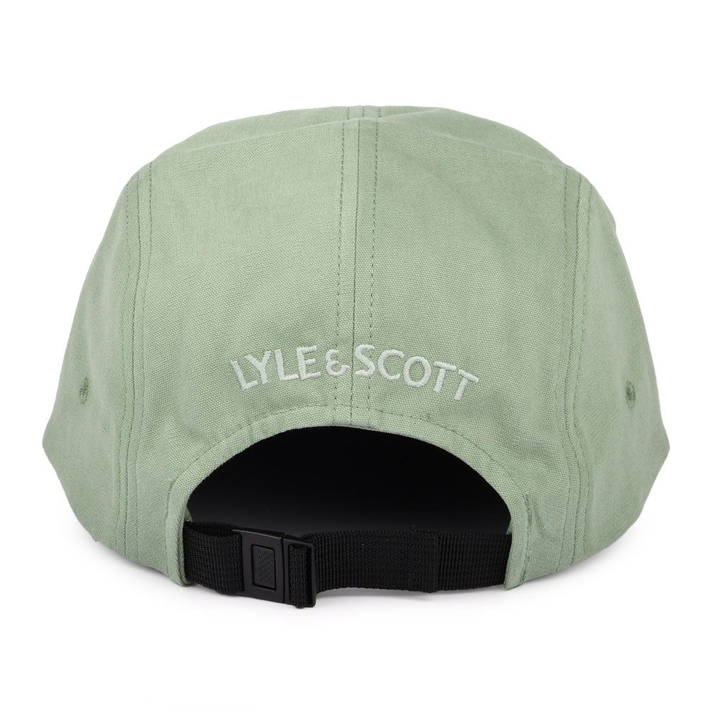 Lyle & Scott Hats Cotton Twill 5 Panel Baseball Cap - Moss