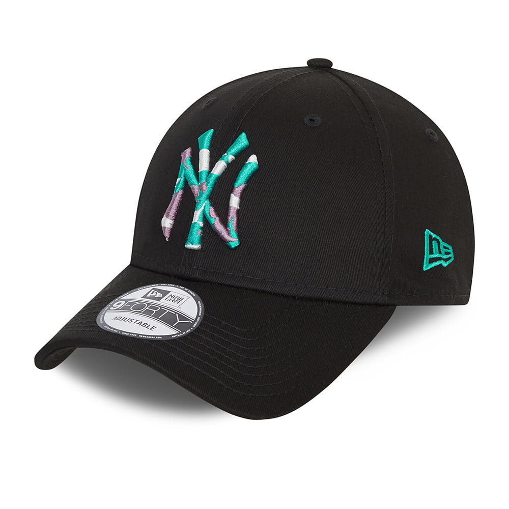 New Era 9FORTY New York Yankees Baseball Cap - MLB Infill - Black