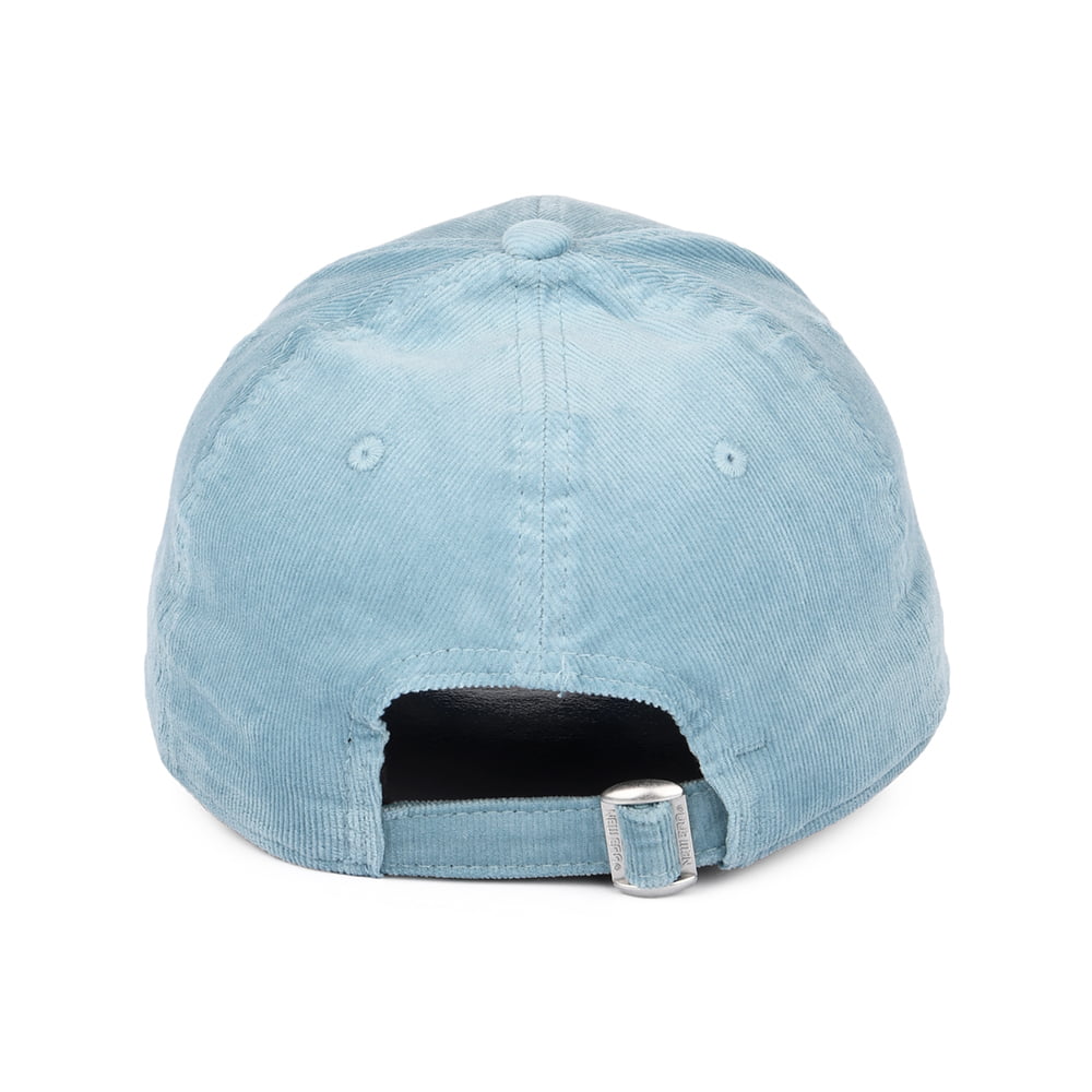 New Era Womens 9FORTY Corduroy Baseball Cap - Sky Blue