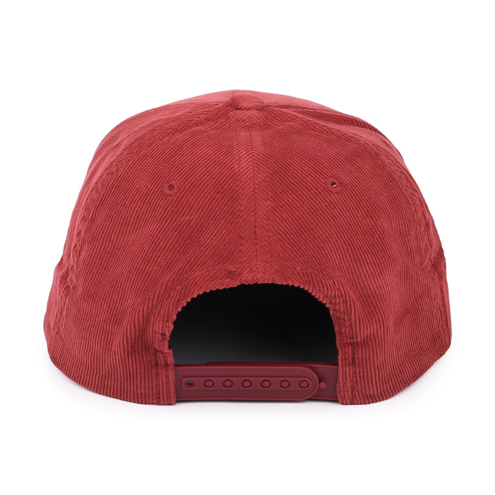 Brixton Hats Oath III Corduroy Snapback Cap - Wine