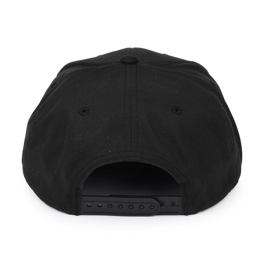 Brixton Hats Oath III Cotton Snapback Cap - Black On Black