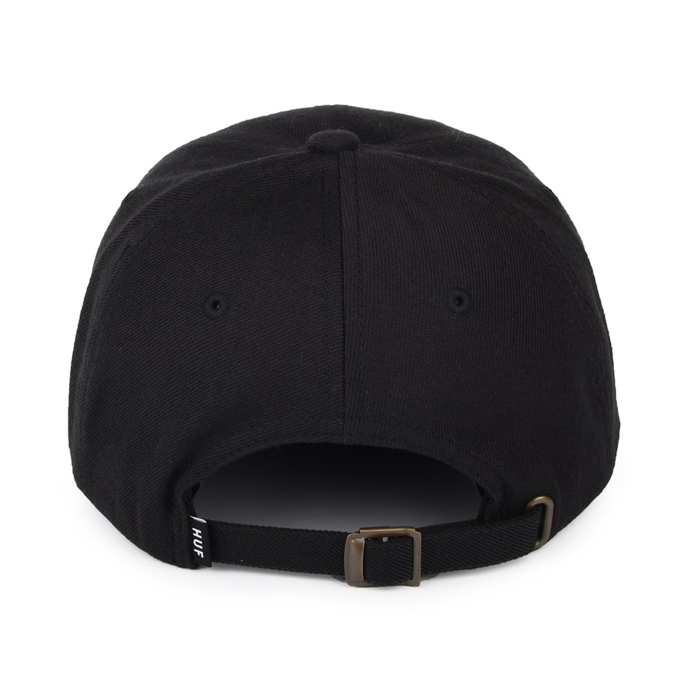 HUF Test Screen Curved Visor Baseball Cap - Black