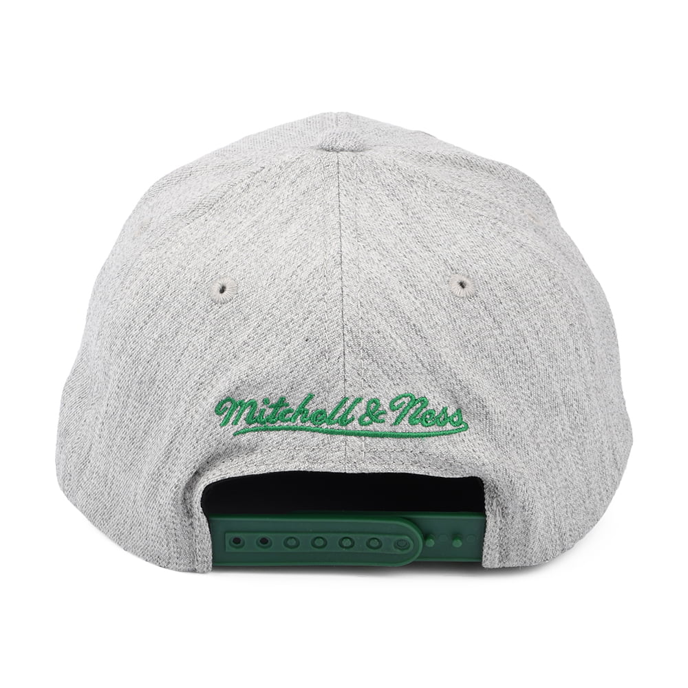 Mitchell & Ness Boston Celtics Snapback Cap - NBA Team Heather Redline - Heather Grey
