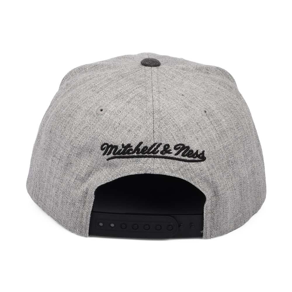 Mitchell & Ness Brooklyn Nets Snapback Cap - NBA Dual Heather - Heather Grey