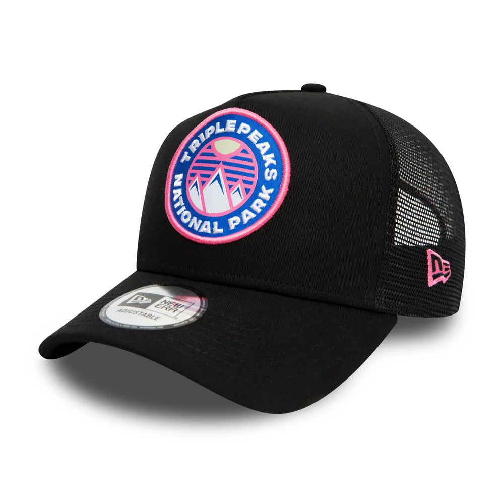New Era 9FORTY A-Frame Trucker Cap - Explorer Patch - Black
