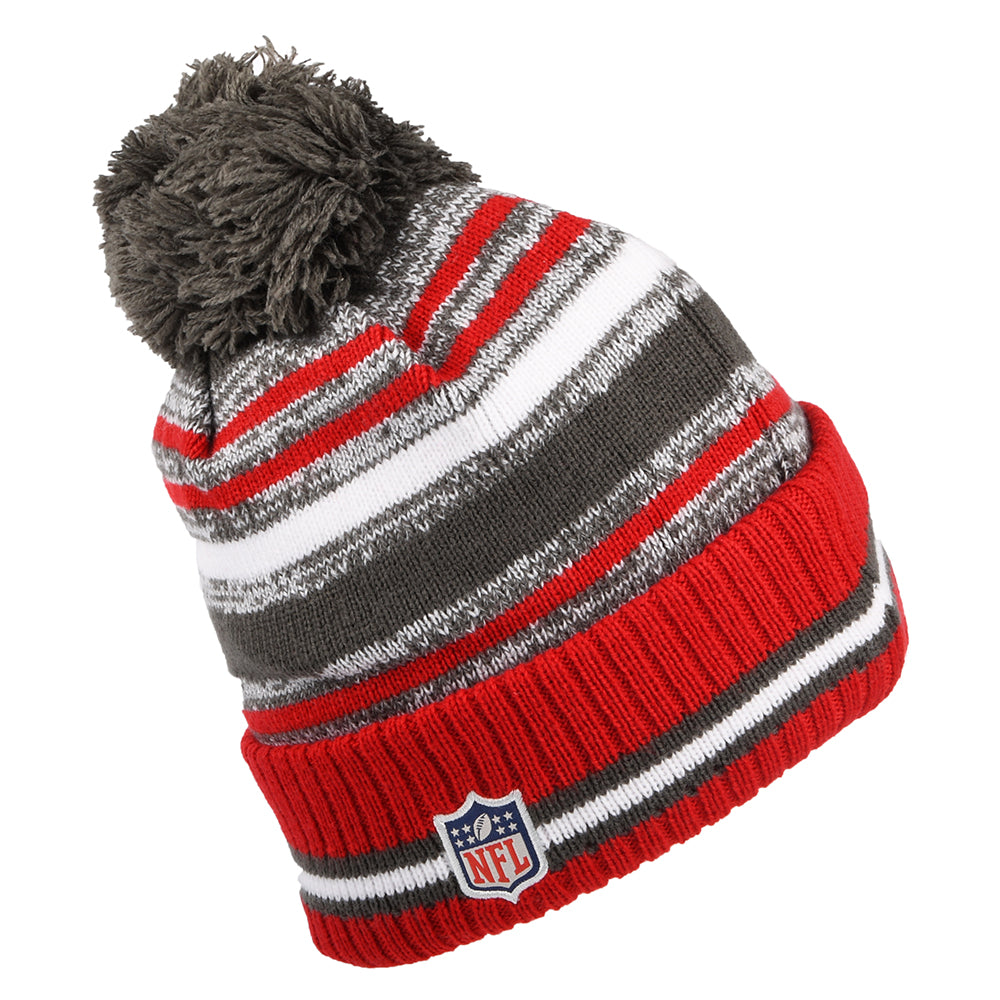 New Era Tampa Bay Buccaneers Bobble Hat - NFL Sport Knit OTC - Red-Black