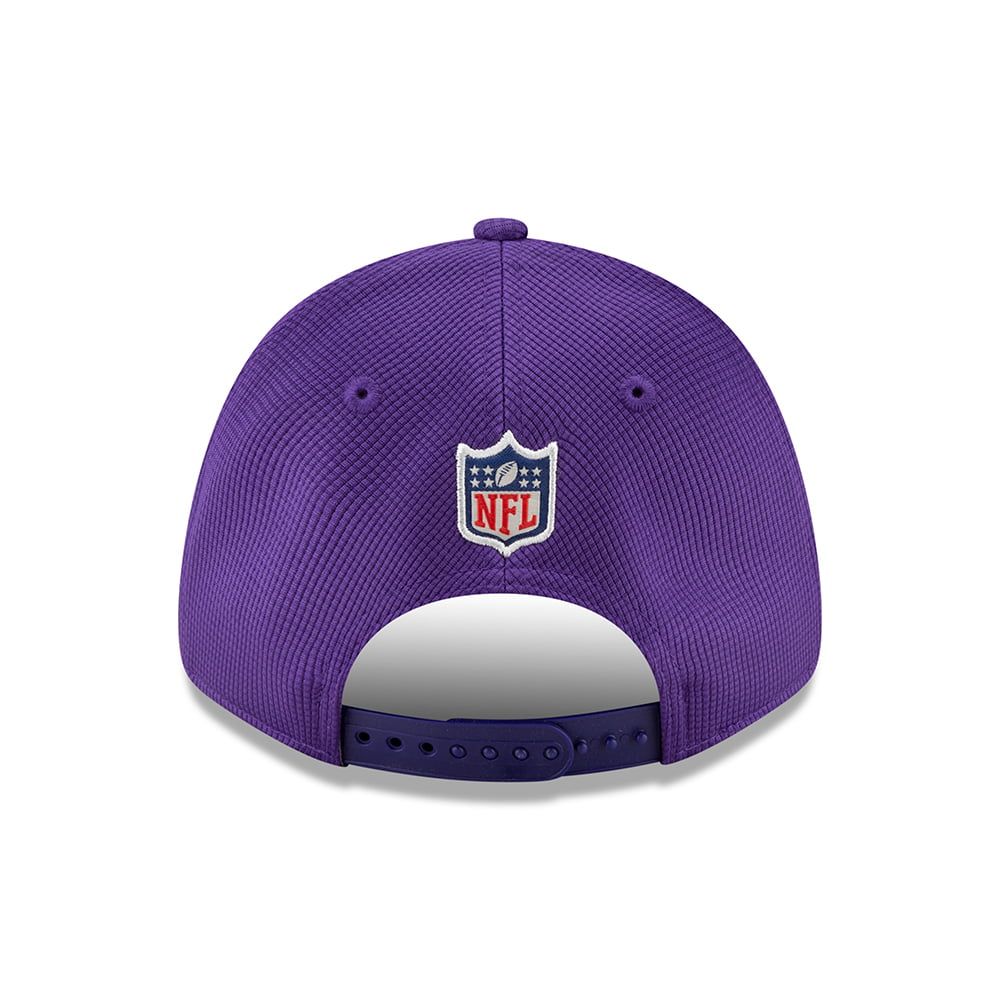 New Era 9FORTY Minnesota Vikings Snap Baseball Cap - NFL Sideline Home - Purple-Gold