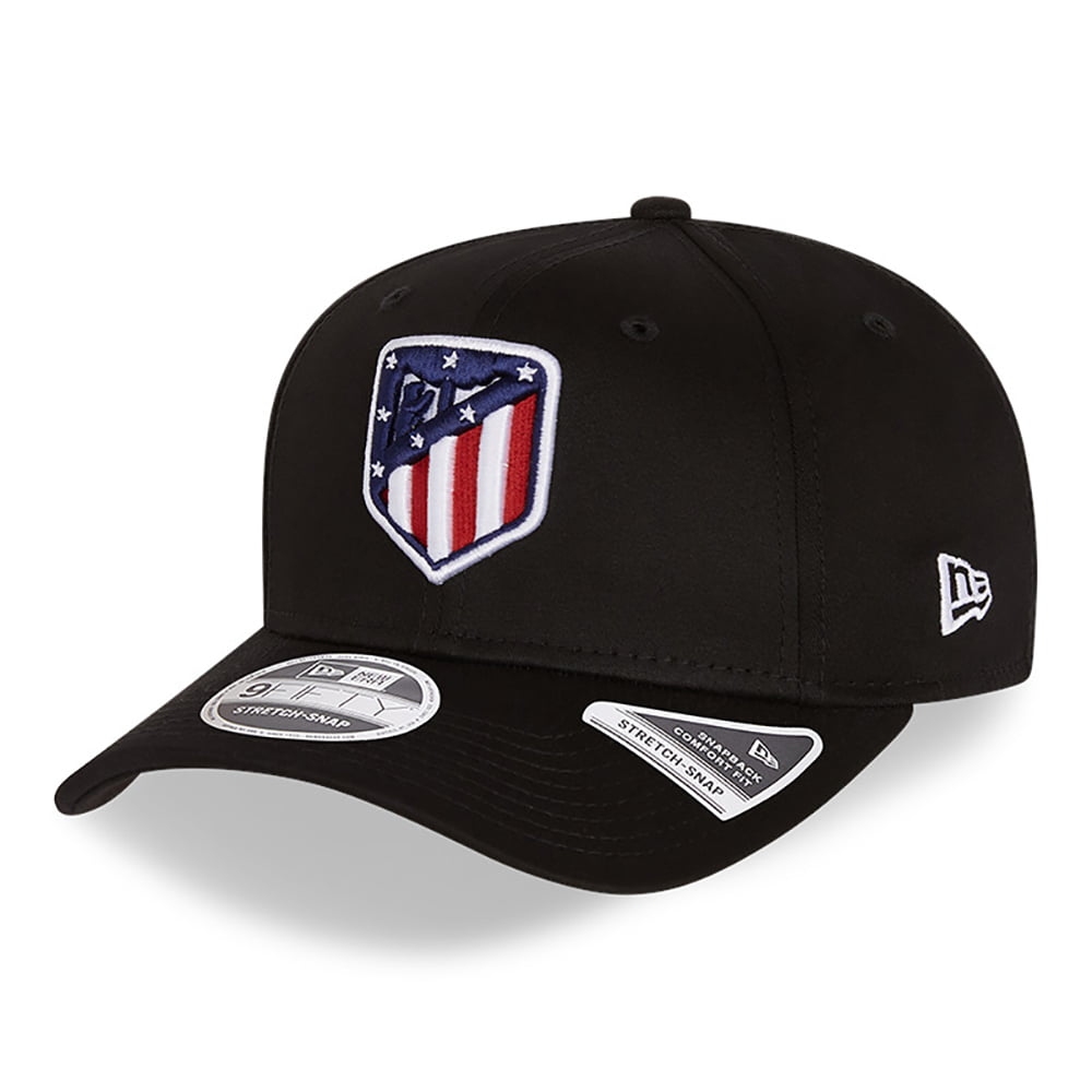 New Era 9FIFTY Atletico Madrid Snapback Cap - Stretch Snap - Black
