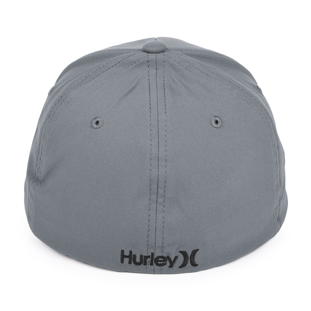 Hurley Hats H2O-Dri One & Only Flexfit Baseball Cap - Dark Grey