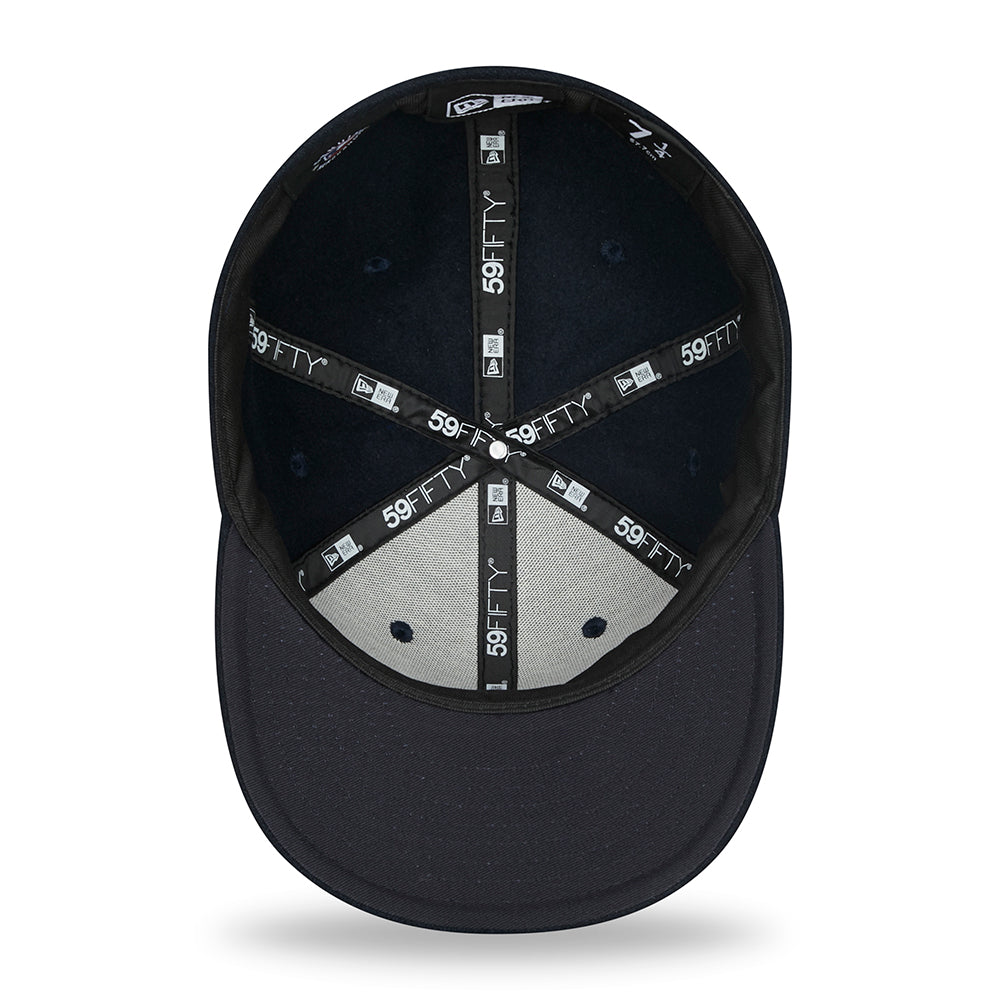 New Era 59FIFTY Boston Red Sox Baseball Cap - MLB Melton - Navy Blue