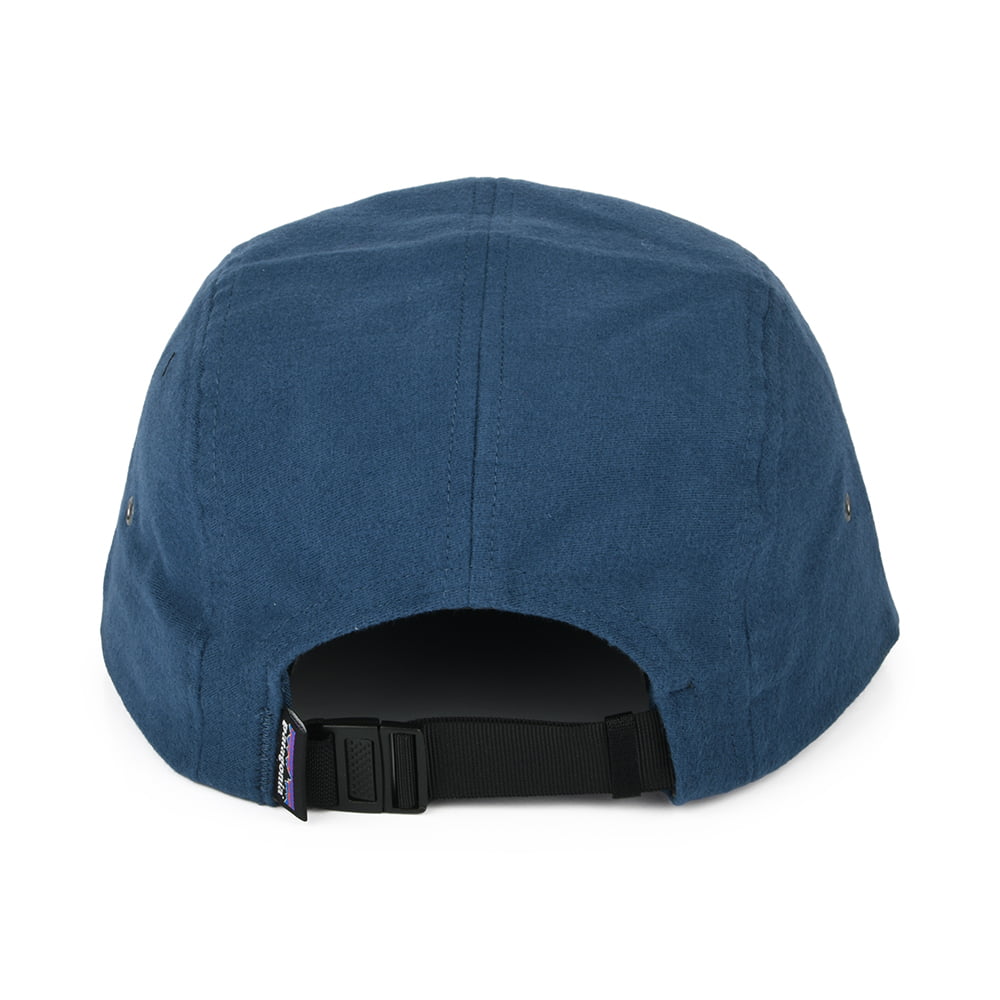 Patagonia Hats P-6 Label Maclure Organic Cotton 5 Panel Cap - Blue