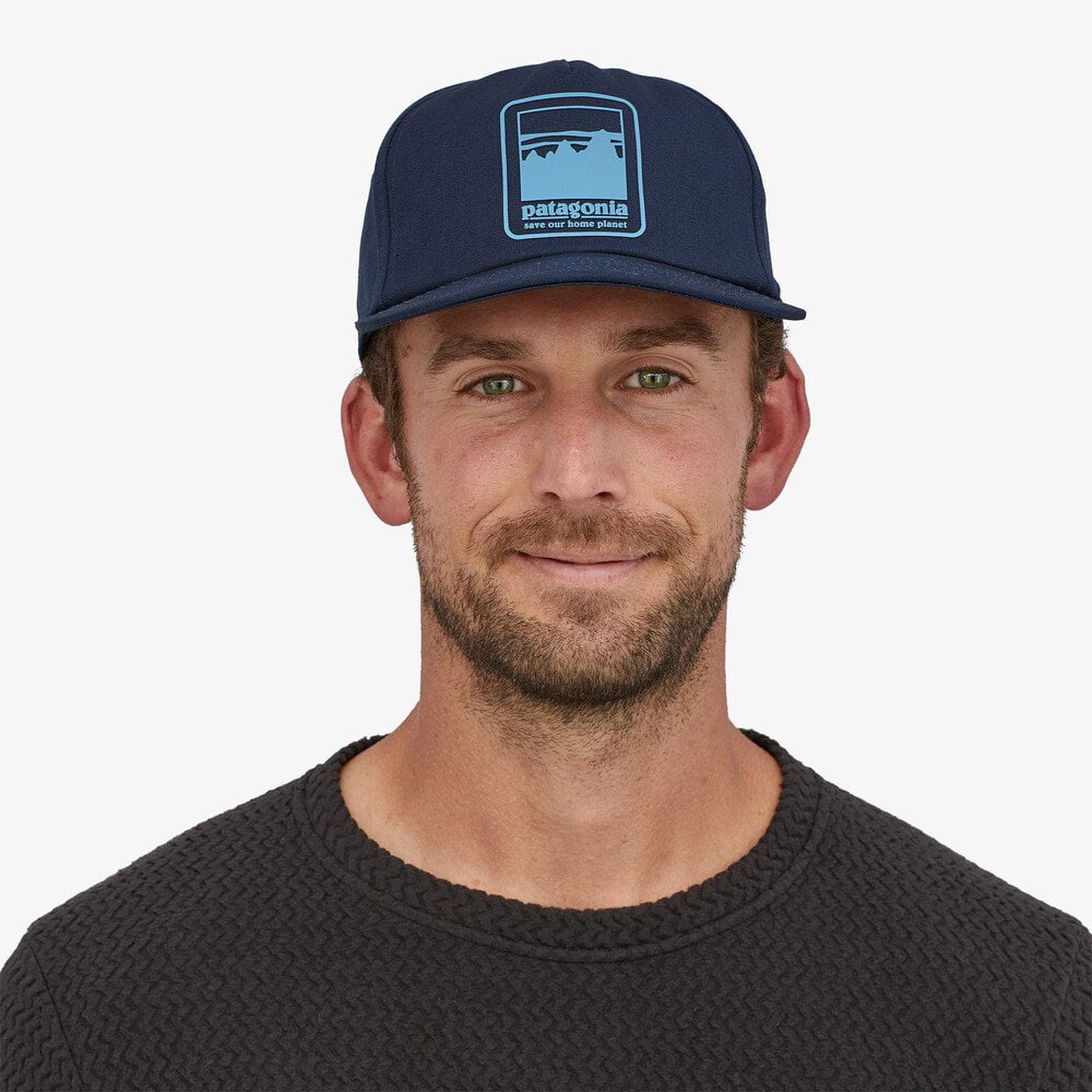 Patagonia Hats Alpine Icon Funfarer Organic Cotton Baseball Cap - Navy Blue