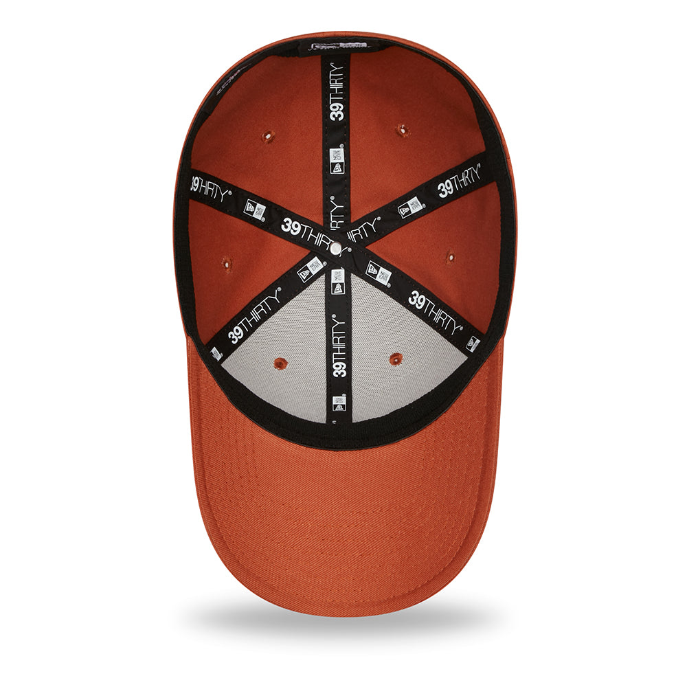 New Era 39THIRTY New York Yankees Baseball Cap - Colour Essential - Burnt Orange-White