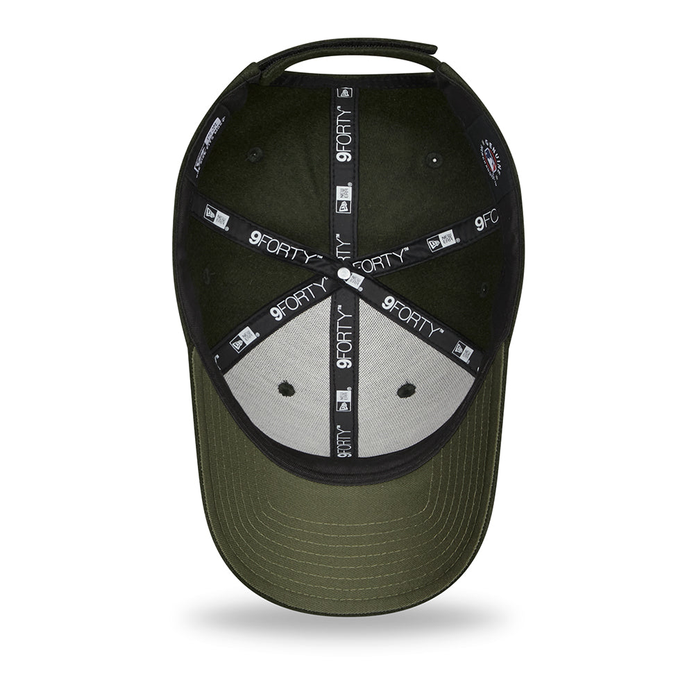New Era 9FORTY New York Yankees Baseball Cap - MLB Winterized The League - Olive