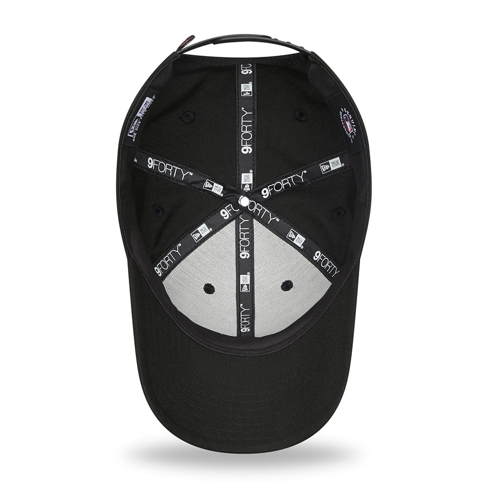 New Era 9FORTY Boston Red Sox Baseball Cap - MLB Metallic Outline - Black-Silver