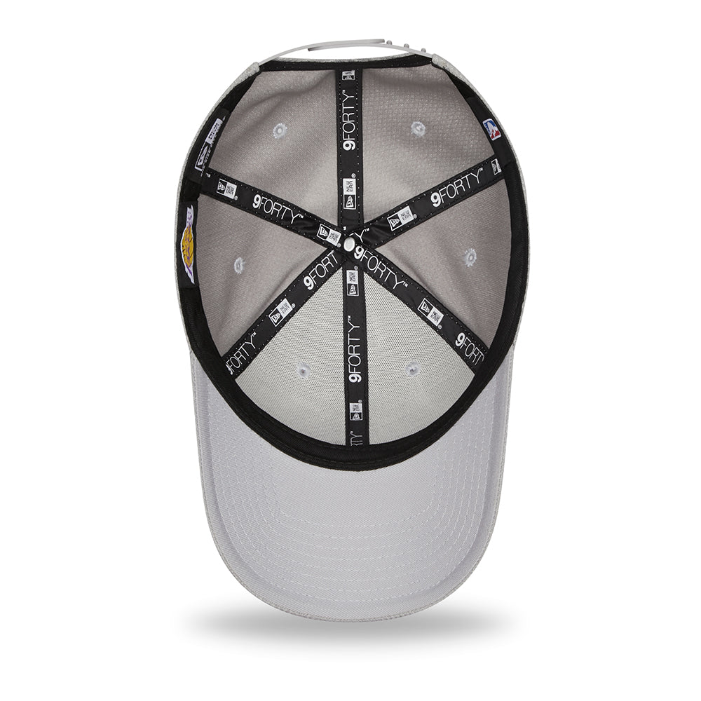 New Era 9FORTY L.A. Lakers Baseball Cap - NBA Diamond Era - Grey