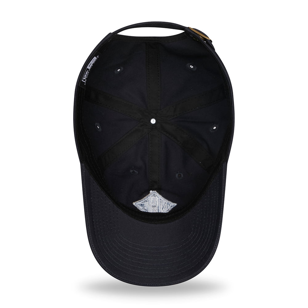 New Era 9TWENTY Cotton Baseball Cap - NEC Felt Patch Casual Classic - Navy Blue