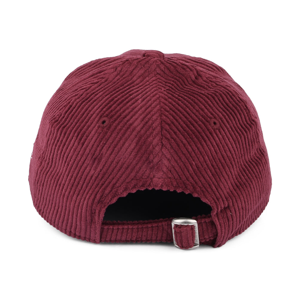 New Era Womens 9FORTY New York Yankees Baseball Cap - MLB Fashion Cord - Raspberry