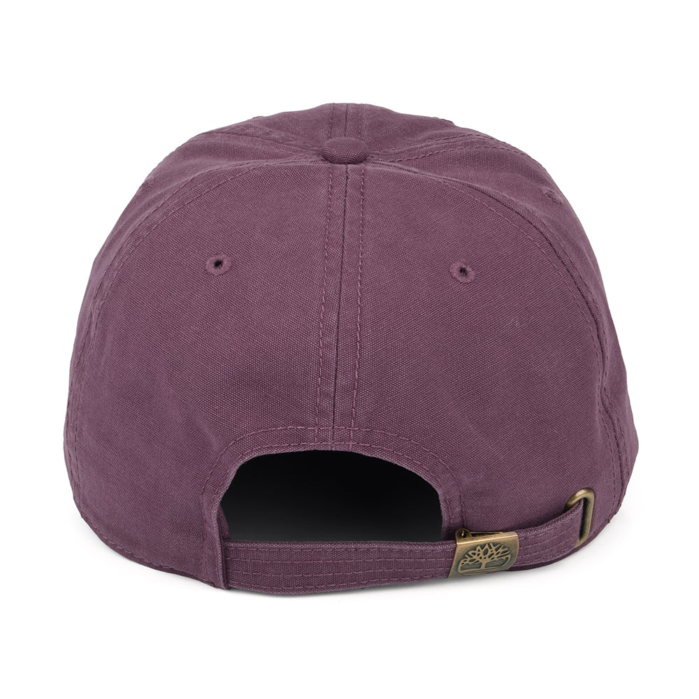 Timberland Hats Soundview Cotton Canvas Baseball Cap - Wine