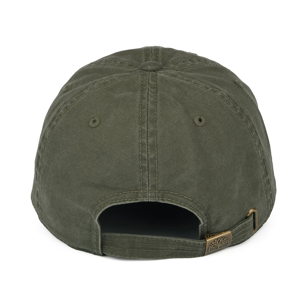 Timberland Hats Cooper Hill Cotton Canvas Baseball Cap - Dark Olive