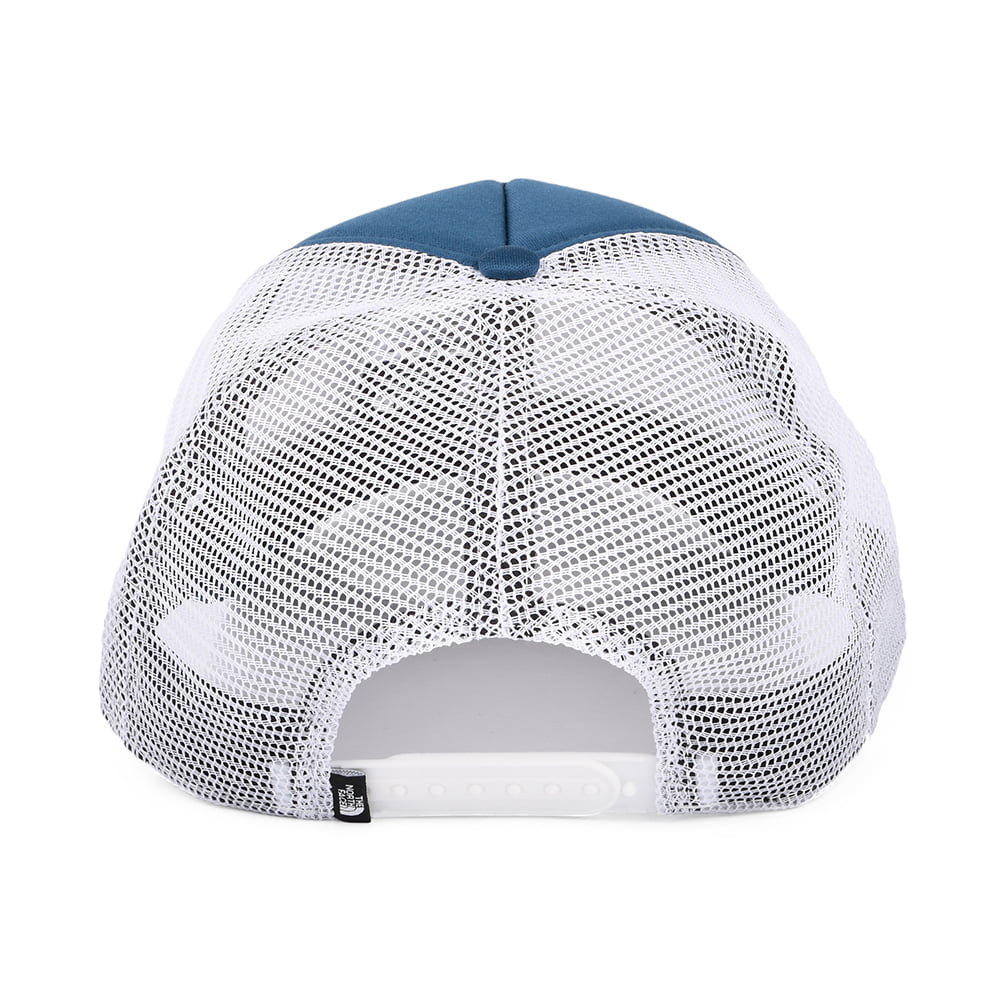 The North Face Hats TNF Logo Deep Fit Trucker Cap - Blue-White