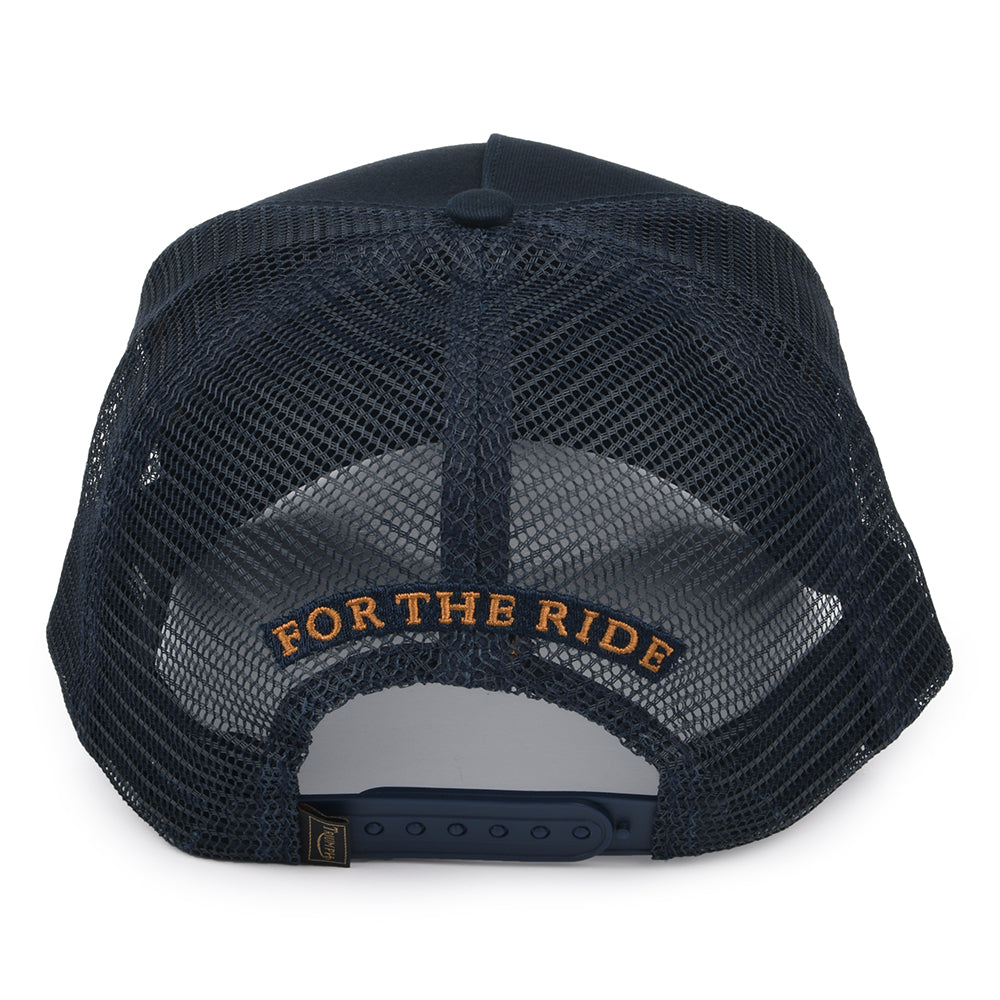 Triumph Motorcycles Oil Trucker Cap - Navy Blue