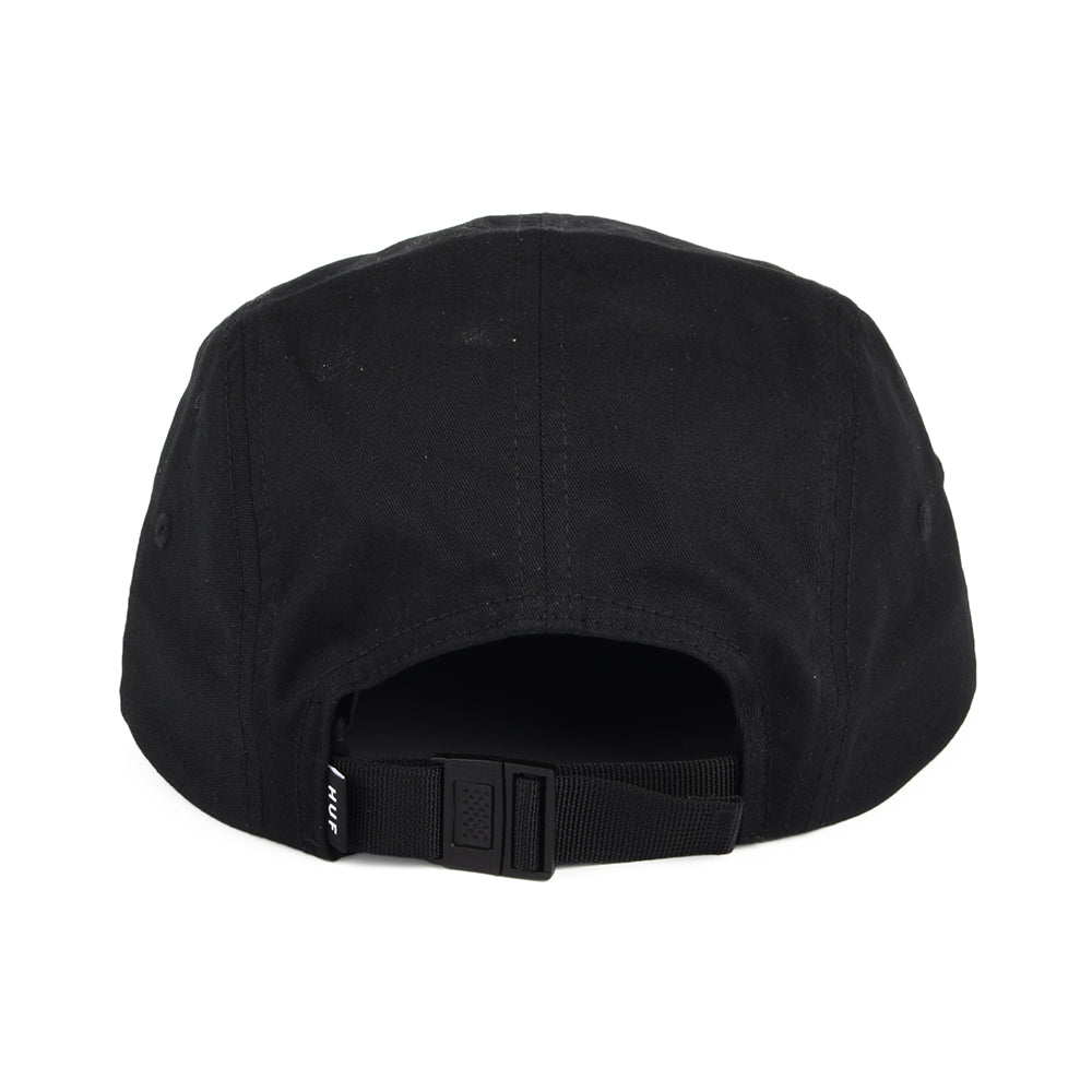 HUF Essentials Box Logo 5 Panel Cap - Black