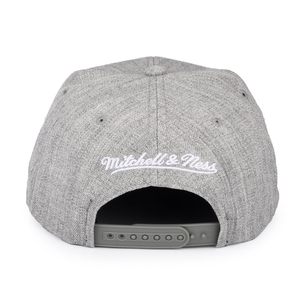 Mitchell & Ness Hi Density Snapback Cap - Heather Grey
