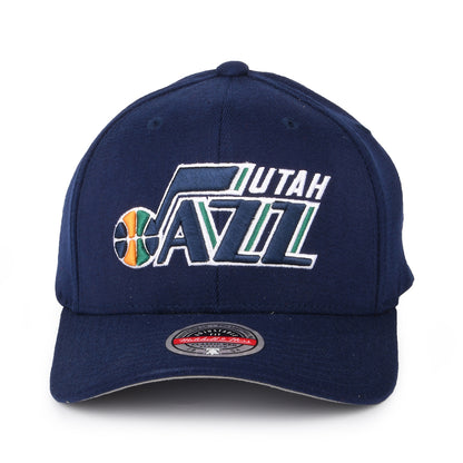Mitchell & Ness Utah Jazz Snapback Cap - NBA Team Ground Stretch - Navy Blue
