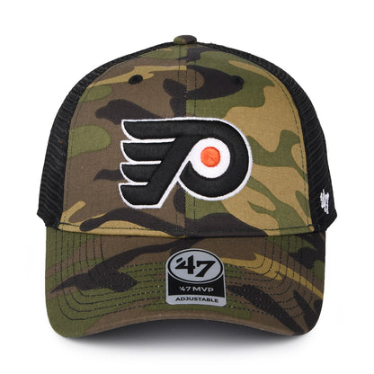 47 Brand Philadelphia Flyers Trucker Cap - NHL Camo Branson MVP - Camouflage