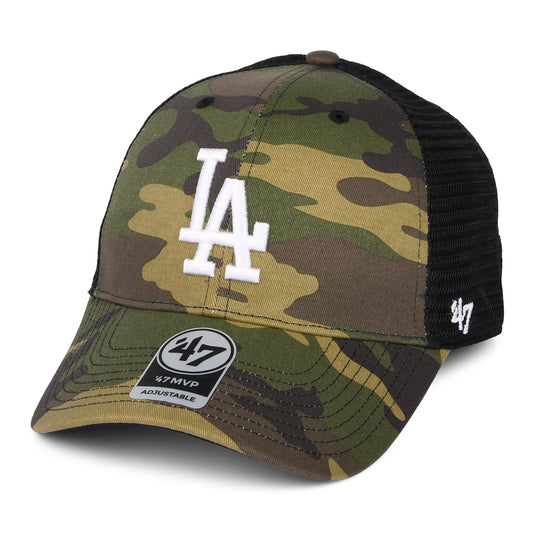 47 Brand L.A. Dodgers Trucker Cap - MLB Camo Branson MVP - Camouflage