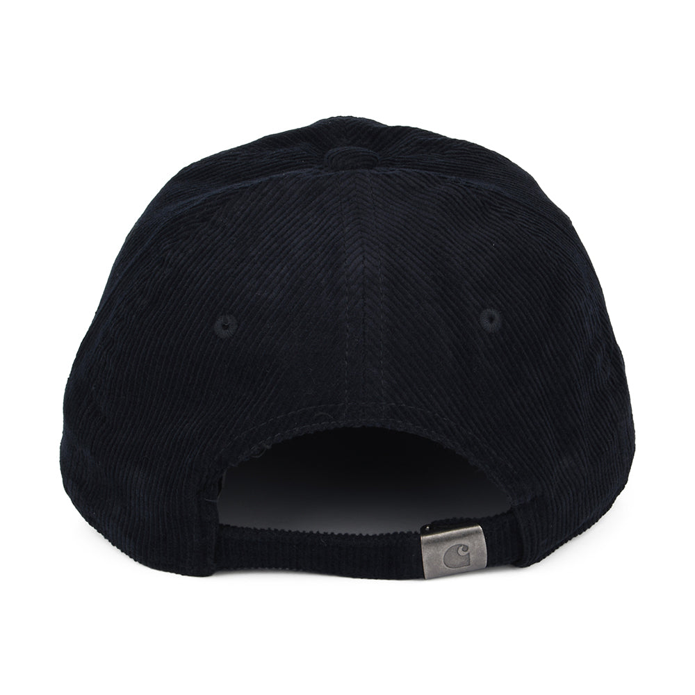 Carhartt WIP Hats Harlem Corduroy Baseball Cap - Dark Navy-Blue