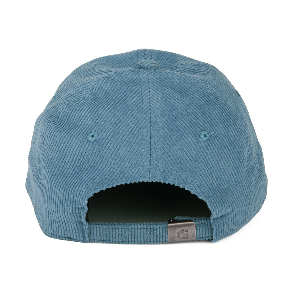 Carhartt WIP Hats Harlem Corduroy Baseball Cap - Ice Blue